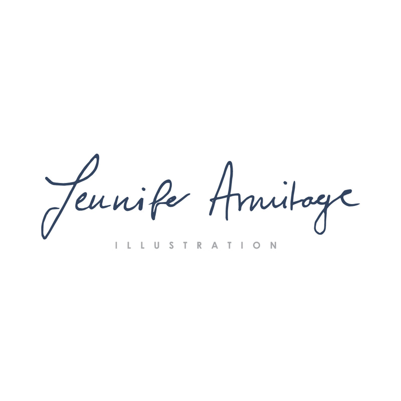 logo for jennifer armitage illustration